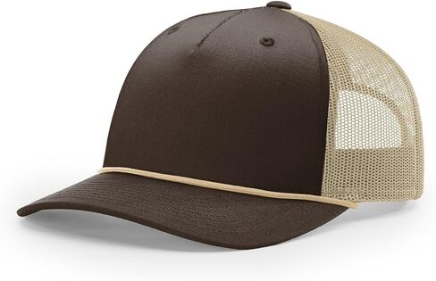 Richardson 112FP Five Panel Series Hats - كلاسيكي ، غرزة على النقيض ، وأنماط Snapback Rope in Kuwait