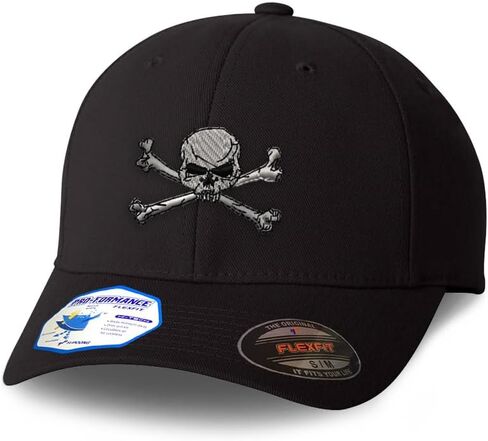 Custom Flexfit Cap for Men & Women Embroidered Skull C Embroidery Flexfit Hats Baseball Caps in Saudi Arabia