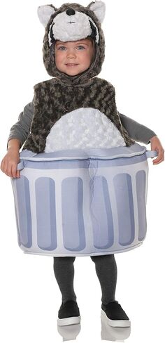 UNDERWRAPS baby-boys Toddler's Cute Racoon in a Trash Can Costume - Lil' Rascal Belly Babies in Saudi Arabia