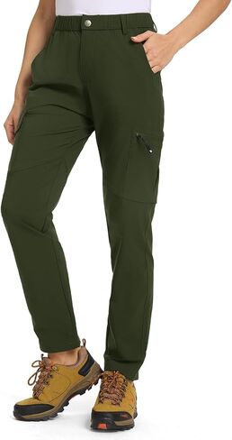 TBMPOY Women's Hiking Cargo Pants Lightweight Water Resistant Quick Dry Fishing Camping Travel Work Pant with 6 Pockets in Saudi Arabia
