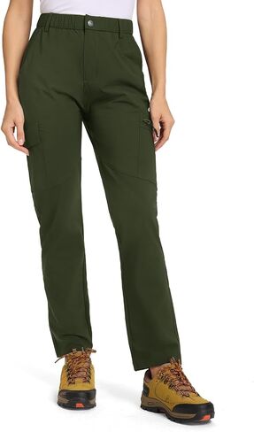TBMPOY Women's Hiking Cargo Pants Lightweight Water Resistant Quick Dry Fishing Camping Travel Work Pant with 6 Pockets in Saudi Arabia
