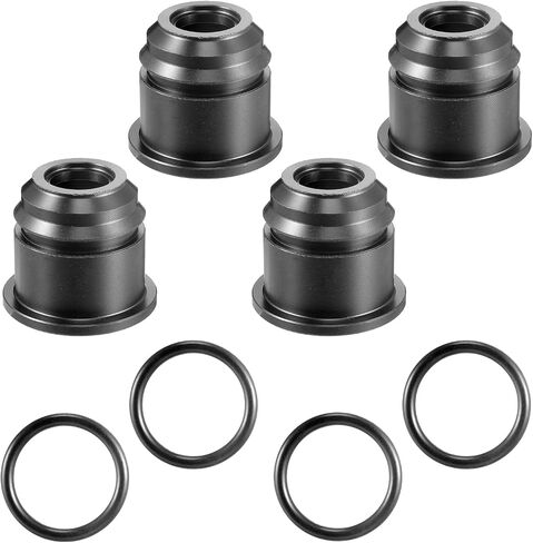 Fuel Injector Nozzle Holder Spacer with 4 x O-Rings Replacement 9056110018 90301-19006 Fit for Toyota Tacoma T100 4Runner 2700CC EFI 1995-2004 2.4L 2.7L 2.4 2.7 4Cyl Engine Replaces 4pcs in Saudi Arabia