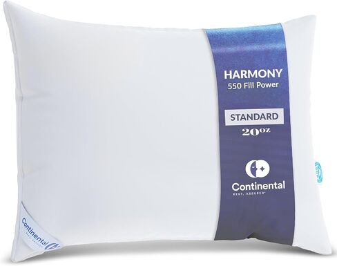 Continental Bedding 550 Goose Down Sleeping Bed Pillow, King (Pack of 1), White in Kuwait