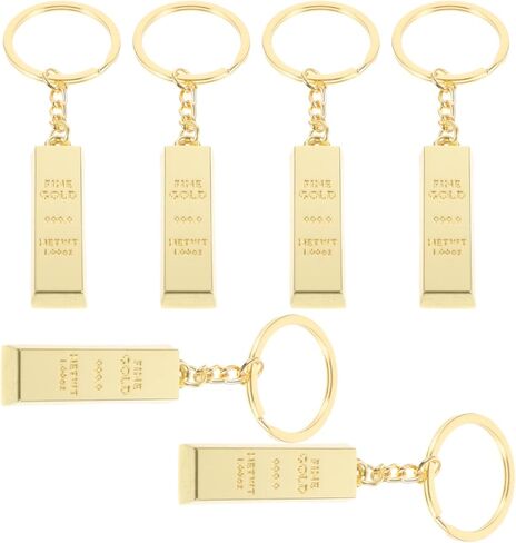 Merryhappy 6pcs Bar Bar Bar -keychain مفصّل المعلقات الرئيسية حلقات رئيسية للسيارة المنزلية ، وقطع الملحقات المفاتيح in Kuwait