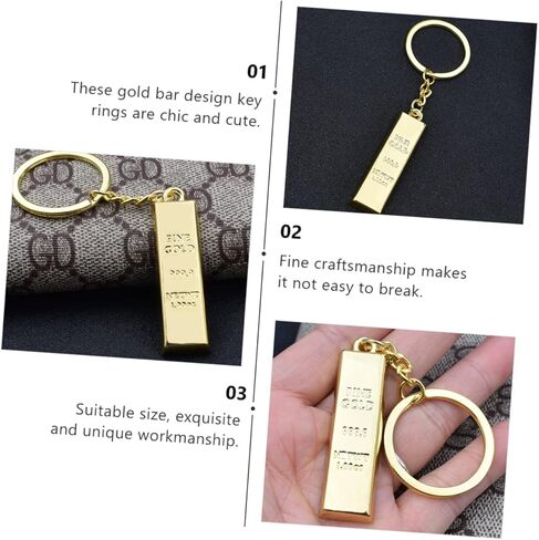 Merryhappy 6pcs Bar Bar Bar -keychain مفصّل المعلقات الرئيسية حلقات رئيسية للسيارة المنزلية ، وقطع الملحقات المفاتيح in Kuwait