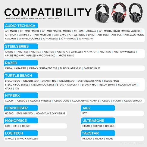 تسمم الغنم من جلد الغنم من أجل HyperX Cloud 1 ، 2 اللاسلكي ، الأساسي ، الطيران S ، Headsets ALPHA والمزيد ، الجلود الناعمة ، هلام التبريد ، الراحة الإضافية ، متينة وطويلة من Brainwavz in Kuwait