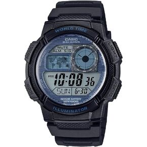 Casio Men's Quartz Watch with Resin Strap, Black, 19.4 (Model: AE-1000W-2A2VCF) in Saudi Arabia