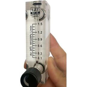 1PCS مقياس تدفق الهواء الغاز 1/4 "ZG نوع لوحة مربعة من نوع Rotameter LZT-6T 0.1-1LPM 10-100LPM 1-10LPM 2-20LPM 0.5-5LPM (5-50LPM) in Saudi Arabia