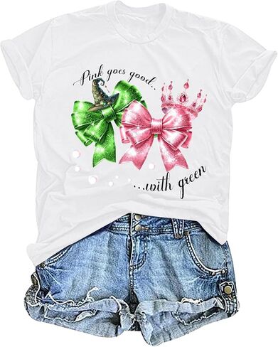 LOTUCY Musical Shirt Women Changed for Good Musical Movie Tee Witch and Princess Short Sleeve Tshirt in Saudi Arabia
