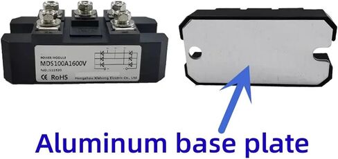1PC MDS100A جسر مقوم الطور 12 12V 24V 36V 48V 60V 110V 200V لموسعات نطاق المركبات الكهربائية (الرادياتير HS2095) in Saudi Arabia
