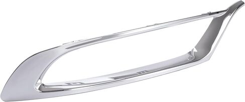 HECASA Left Fog Light Molding Compatible with 2015-2021 Chrysler 300 Replacement for CH1038165 5SW15SZ0AA Front Bumper Fog Lamp Trim Silvery - Driver Side in Saudi Arabia