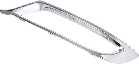 HECASA Left Fog Light Molding Compatible with 2015-2021 Chrysler 300 Replacement for CH1038165 5SW15SZ0AA Front Bumper Fog Lamp Trim Silvery - Driver Side in Saudi Arabia
