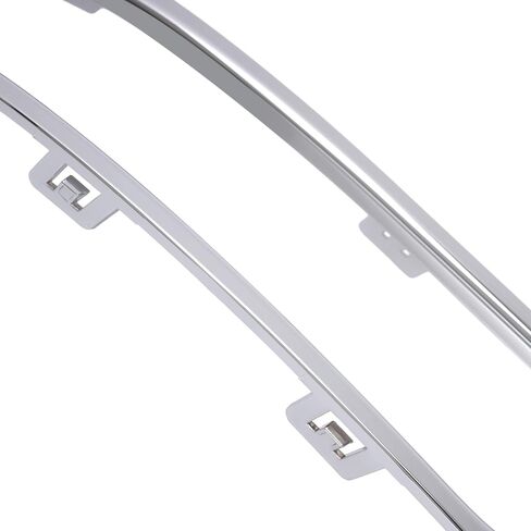 HECASA Left Fog Light Molding Compatible with 2015-2021 Chrysler 300 Replacement for CH1038165 5SW15SZ0AA Front Bumper Fog Lamp Trim Silvery - Driver Side in Saudi Arabia