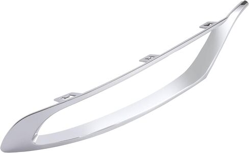 HECASA Left Fog Light Molding Compatible with 2015-2021 Chrysler 300 Replacement for CH1038165 5SW15SZ0AA Front Bumper Fog Lamp Trim Silvery - Driver Side in Saudi Arabia