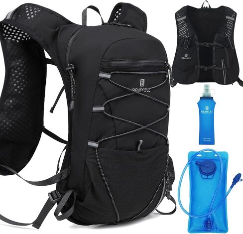 B BAIYULE Lightweight Running Hydration Vest Backpack,Hydration Water Backpack with Bladder or Flask (Optional), Hiking Trail Running Cycling Marathon in Saudi Arabia