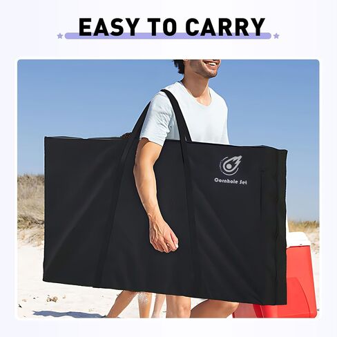 مجموعة لوحات Cornhole مجموعة في الهواء الطلق-includes 2 لوحات خشبية MDF 4x2 قدم ، مجموعة من 8 فتح in Saudi Arabia