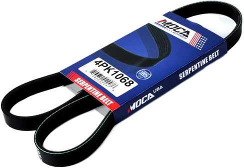 MOCA 4PK1068 EPDM Serpentine Belt FIT 98-04 لتويوتا تاكوما 3.4L ، 97-02 4RUNNER 3.4L ، 00-04 TUNDRA 3.4L ، 94-95 لـ Honda Accord 2.2L ، 94-95 لـ Mitsubishi Montero 3.5L ، in Saudi Arabia