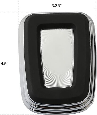 TCT-MOTORPARTS Rear Brake Pedal Pad Cover Fit For Harley Touring Road King Street Glide 80-25 in Saudi Arabia