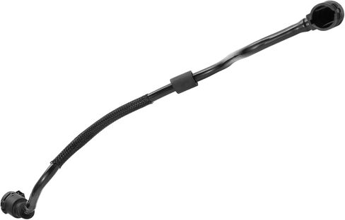 Radiator Hose No.17128602646 Engine Expansion Tank Overflow Pipe for BMW 740i 2016-2019 Plastic Black in Saudi Arabia