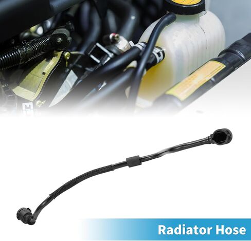Radiator Hose No.17128602646 Engine Expansion Tank Overflow Pipe for BMW 740i 2016-2019 Plastic Black in Saudi Arabia
