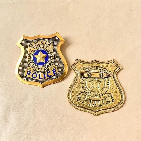 Police Cosplay Props,Police Badge pin, Cop Badge Pin, Role playing in Saudi Arabia