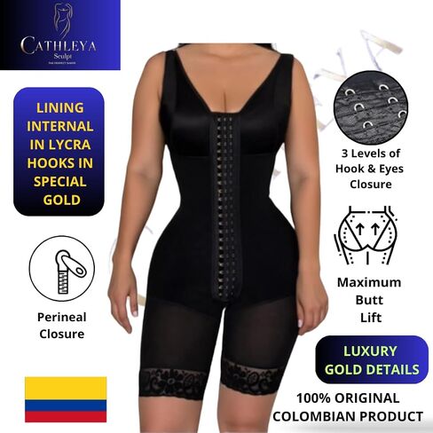 ما بعد الجراحة Faja Colombiana مع حمالة صدر - مرحلة 1 كاملة من ملابس الجسم مع السنانير والأشرطة والشرطة in Saudi Arabia