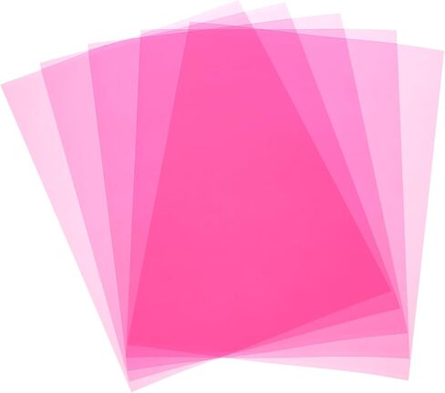 meccanixity 5 pcs leats plastic colored ، A2 شفافة العنبر فيلم تصحيح مصرفي مصرفي مصباح هلام مقاوم للماء 23.4 × 16.5 بوصة للحرف اليدوية ، إضاءة LED ، الصورة (خضراء) in Kuwait