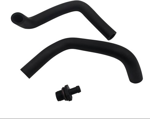 2PCS PCV REATER HOSES W/VALVE KIT Black 11810-6N202 11823-JA00A 11826-JA00B لعام 2007 2008 2008 2010 2012 2013 NISSAN Altima in Kuwait