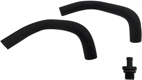 2PCS PCV REATER HOSES W/VALVE KIT Black 11810-6N202 11823-JA00A 11826-JA00B لعام 2007 2008 2008 2010 2012 2013 NISSAN Altima in Kuwait