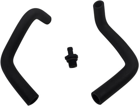 2PCS PCV REATER HOSES W/VALVE KIT Black 11810-6N202 11823-JA00A 11826-JA00B لعام 2007 2008 2008 2010 2012 2013 NISSAN Altima in Kuwait