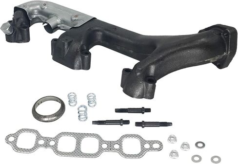 Exhaust Manifold Pair Left & Right Side Compatible With Chevrolet C1500 C2500 C3500 K1500 K2500 K3500 1988-1995 Compatible With GMC C1500 C2500 C3500 K1500 K2500 K3500 1988-1995 674-156 674-157 in Saudi Arabia