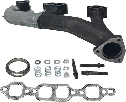 Exhaust Manifold Pair Left & Right Side Compatible With Chevrolet C1500 C2500 C3500 K1500 K2500 K3500 1988-1995 Compatible With GMC C1500 C2500 C3500 K1500 K2500 K3500 1988-1995 674-156 674-157 in Saudi Arabia