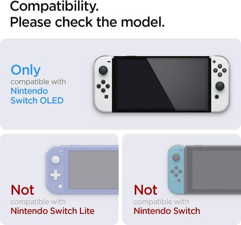 Spigen Tempered Glass Screen Protector [GlasTR EZ FIT] designed for Nintendo Switch 2 (2025) - 2 Pack in Saudi Arabia