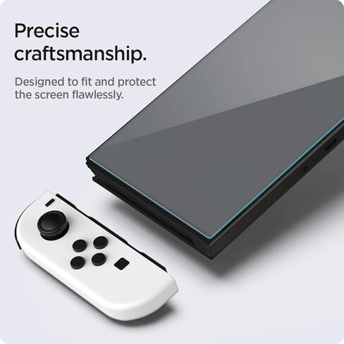 Spigen Tempered Glass Screen Protector [GlasTR EZ FIT] designed for Nintendo Switch 2 (2025) - 2 Pack in Saudi Arabia