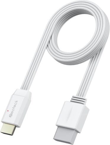 Neoteck wii إلى HDMI Converter 1080p 5ft/150cm HDMI كابل لـ Wii المدمج في Wii Cable for tv ، plug و play wii إلى محول HDMI متوافق مع wii ، wii u ، hdtv ، إلخ. in Kuwait