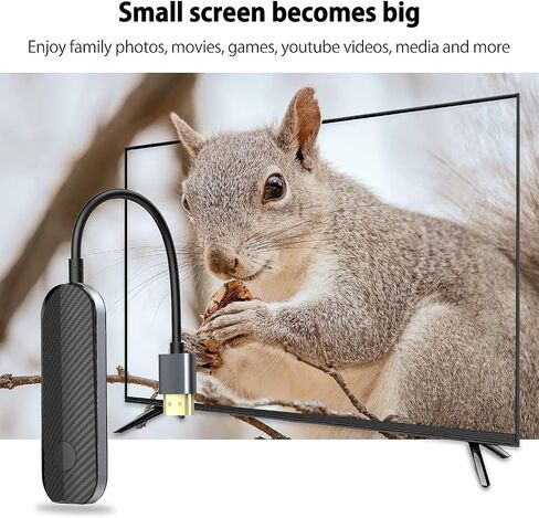 Wireless Hdmi Transmitter and Receiver, Wireless HD Extender Plug & Play Portable Wireless Display Adapter for Mobile, Pad, Laptop to Monitor, Projector, TV in Saudi Arabia