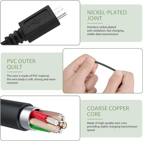 PS Vita 1000 Charger Cable with USB3.0 to Type C Adapter, 4FT USB 2-in-1 Power & Data Sync Cord Compatible with PS Vita PCH-1000 Series, PC/PS3/Laptop Connectivity (Not for PSV 2000) in Saudi Arabia