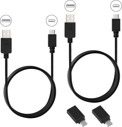PS Vita 1000 Charger Cable with USB3.0 to Type C Adapter, 4FT USB 2-in-1 Power & Data Sync Cord Compatible with PS Vita PCH-1000 Series, PC/PS3/Laptop Connectivity (Not for PSV 2000) in Saudi Arabia