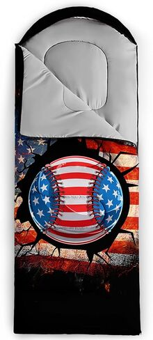 BSNTHO Football Camping Sleeping Bags,3 Season Warm & Cool Weather,Lightweight,Waterproof Sleeping Bags for Adults & Kids,Traveling,and Outdoors,Camping Gear Equipment,31x90inch in Saudi Arabia