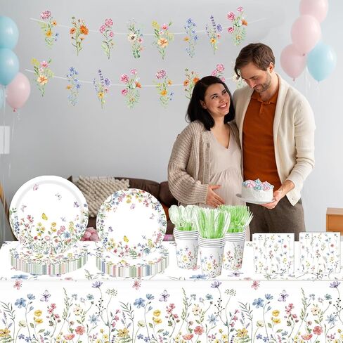 169PCS Game Birthday Party Supplies Video Game Birthday Decorations Includes Plates, Napkins, Cups, Cutlery, Banner for Gaming Birthday Party Decorations, Serves 24 in Kuwait