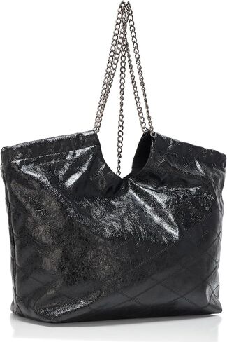 Steve Madden Bkenz Patent Quilted Tote in Saudi Arabia