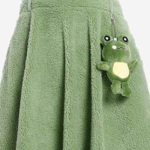 فوق زي حديقة الجدار ، Greg Frog Cosplay Skirtall Skirtall Skin Friendly Fabrics Green Cute Hat Zipper Outfit in Saudi Arabia