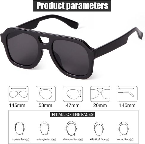 SORVINO Retro Square Aviator Sunglasses for Women Men Designer Stylish Frame Blue Orange Tinted Sun Glasses Vintage Shades in Saudi Arabia