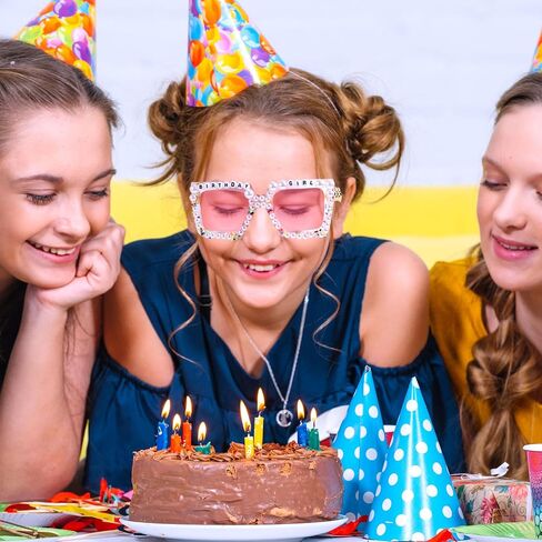 أكواب عيد ميلاد مربعة كبيرة الحجم ، 5.7x2.3 بوصة عيد ميلاد سعيد نظارات اللؤلؤ الأنيقة هدية للنساء للحفلات الحفلات in Saudi Arabia
