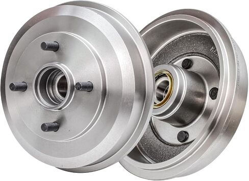 Detroit Axle - Brake Kit for 2005 2006 2007 Ford Focus, Front Disc Brakes Rotors Ceramic Brake Pads, Rear Brake Drums Brake Shoes Replacement in Saudi Arabia