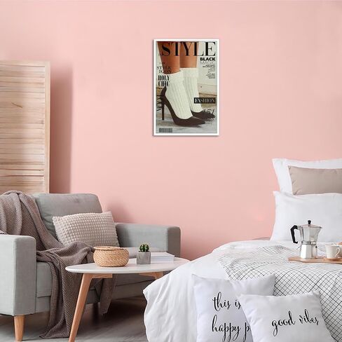 Trendy Style Magazine Posters, Vintage 70s High Heels Canvas Wall Art, feminist preppy girly wall decor Room Aesthetic For Apartment Home Bedroom Dorm Wall Decor 12x16in Unframed in Saudi Arabia