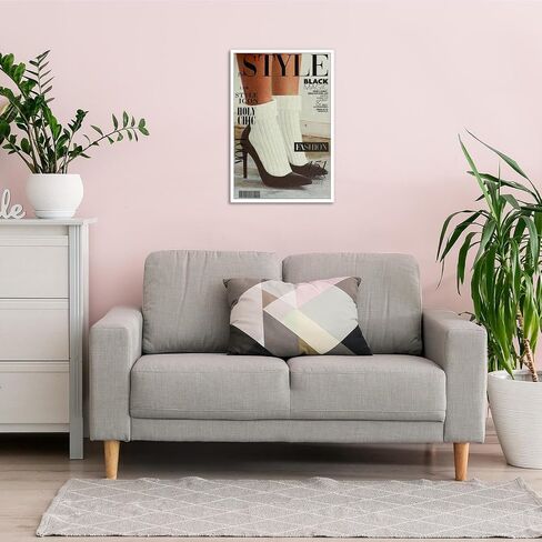 Trendy Style Magazine Posters, Vintage 70s High Heels Canvas Wall Art, feminist preppy girly wall decor Room Aesthetic For Apartment Home Bedroom Dorm Wall Decor 12x16in Unframed in Saudi Arabia