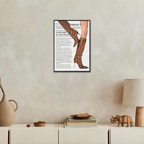 Trendy Style Magazine Posters, Vintage 70s High Heels Canvas Wall Art, feminist preppy girly wall decor Room Aesthetic For Apartment Home Bedroom Dorm Wall Decor 12x16in Unframed in Saudi Arabia