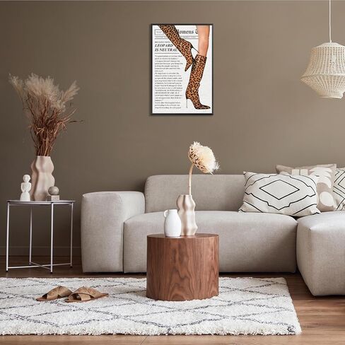 Trendy Style Magazine Posters, Vintage 70s High Heels Canvas Wall Art, feminist preppy girly wall decor Room Aesthetic For Apartment Home Bedroom Dorm Wall Decor 12x16in Unframed in Saudi Arabia