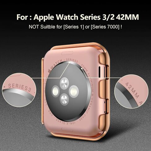 JULK [2 Pack] Case with Tempered Glass Screen Protector for Apple Watch 10 (2024) 46mm, Slim Guard Bumper with HD Glass, Full Coverage Hard PC Protective Cover for iWatch Series 10 46mm, Transparent in Kuwait